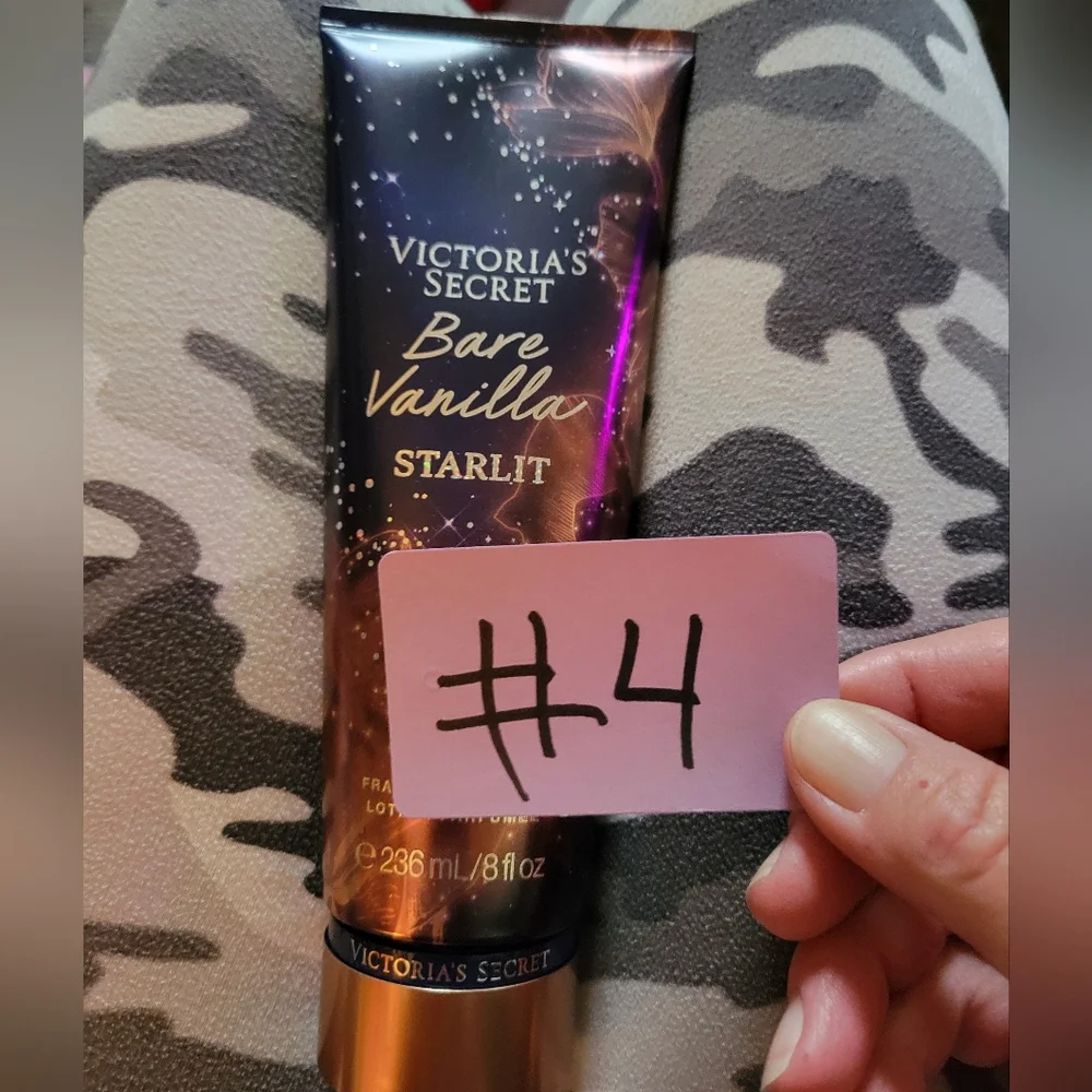 Victoria’s Secret bare vanilla starlit fragrance lotion 8 oz